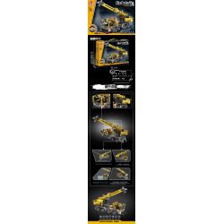 QIAO LE TONG 5356 non  CẦU TRỤC CƠ KHÍ bộ đồ chơi xếp lắp ráp ghép mô hình  CRANE Kỹ Thuật Công Nghệ Cao Mô Hình Phương Tiện 435 khối