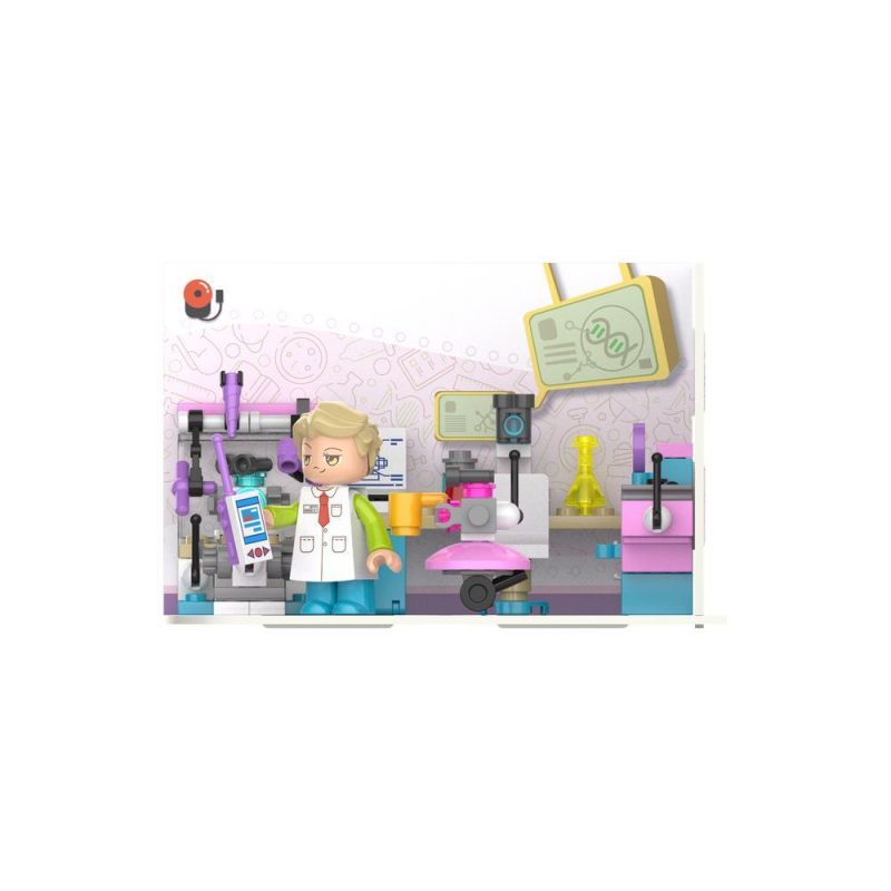 JAKI JK2161 2161 JK2162 2162 JK2163 2163 JK2160 2160 non  PHÒNG THANH NHẠC ALLEN KHOA HỌC AI BONNIE TẬP THỂ DỤC SALLY NGHỆ THUẬT VIRGINIA bộ đồ chơi xếp lắp ráp ghép mô hình Girl Con Gái 451 khối