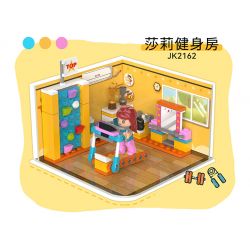 JAKI JK2161 2161 JK2162 2162 JK2163 2163 JK2160 2160 non  PHÒNG THANH NHẠC ALLEN KHOA HỌC AI BONNIE TẬP THỂ DỤC SALLY NGHỆ THUẬT VIRGINIA bộ đồ chơi xếp lắp ráp ghép mô hình Girl Con Gái 451 khối