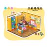JAKI JK2161 2161 JK2162 2162 JK2163 2163 JK2160 2160 non  PHÒNG THANH NHẠC ALLEN KHOA HỌC AI BONNIE TẬP THỂ DỤC SALLY NGHỆ THUẬT VIRGINIA bộ đồ chơi xếp lắp ráp ghép mô hình Girl Con Gái 451 khối
