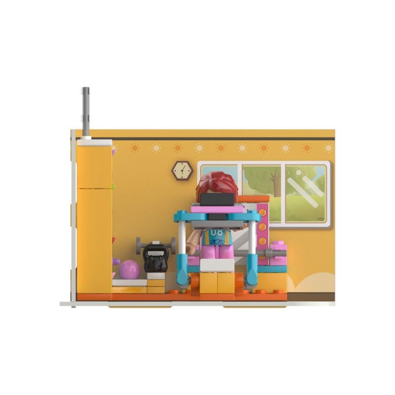 JAKI JK2161 2161 JK2162 2162 JK2163 2163 JK2160 2160 non  PHÒNG THANH NHẠC ALLEN KHOA HỌC AI BONNIE TẬP THỂ DỤC SALLY NGHỆ THUẬT VIRGINIA bộ đồ chơi xếp lắp ráp ghép mô hình Girl Con Gái 451 khối