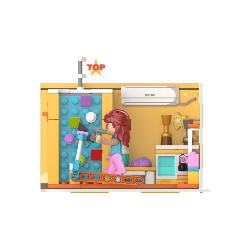 JAKI JK2161 2161 JK2162 2162 JK2163 2163 JK2160 2160 non  PHÒNG THANH NHẠC ALLEN KHOA HỌC AI BONNIE TẬP THỂ DỤC SALLY NGHỆ THUẬT VIRGINIA bộ đồ chơi xếp lắp ráp ghép mô hình Girl Con Gái 451 khối