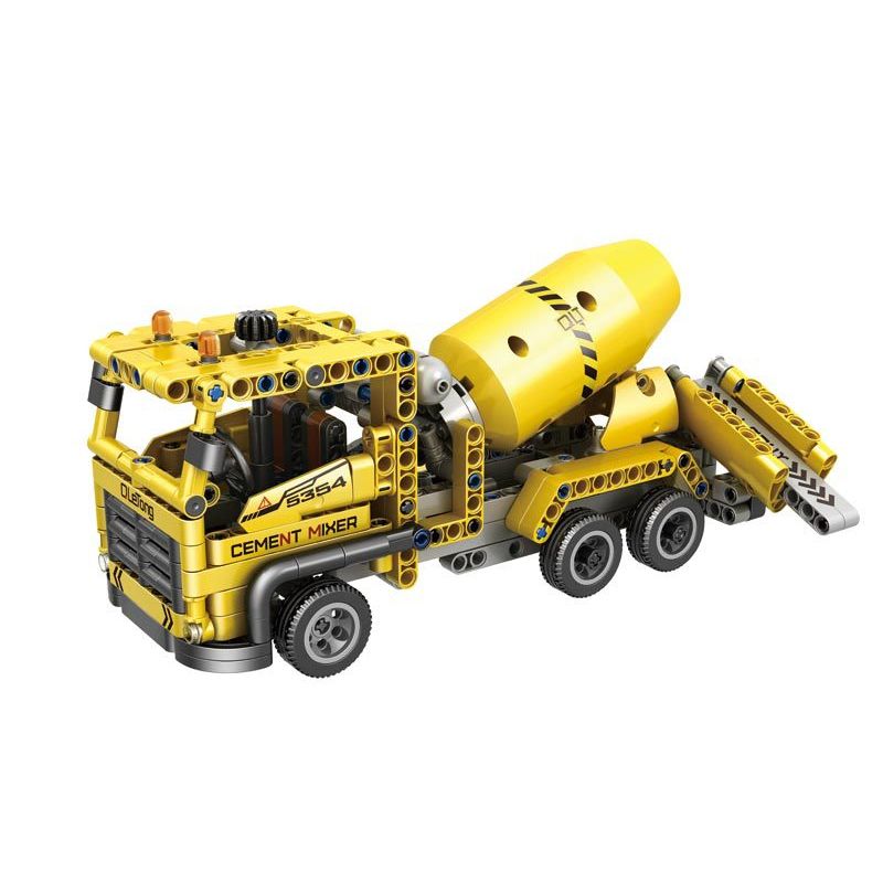QIAO LE TONG 5354 non Lego XE TRỘN bộ đồ chơi xếp lắp ráp ghép mô hình Technic MIXING CAR Kỹ Thuật Công Nghệ Cao Mô Hình Phương Tiện 398 khối