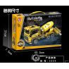 QIAO LE TONG 5354 non  XE TRỘN bộ đồ chơi xếp lắp ráp ghép mô hình  MIXING CAR Kỹ Thuật Công Nghệ Cao Mô Hình Phương Tiện 398 khối