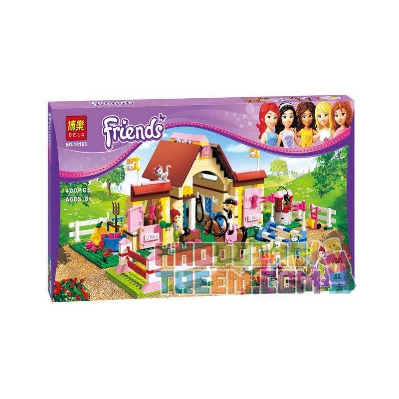 NOT Lego FRIENDS 3189 Heartlake Stables, Bela 10163 Lari 10163 Xếp hình chuồng ngựa Hồ Trái Tim 401 khối NOT Lego FRIENDS 3189 Heartlake Stables, Bela 10163 Lari 10163 Xếp hình chuồng ngựa Hồ Trái Tim 401 khối