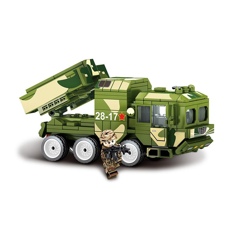 SEMBO 105601 non Lego TÊN LỬA HÀNH TRÌNH LONG SWORD-10 bộ đồ chơi xếp lắp ráp ghép mô hình Military Army CJ-10 CRUISE MISSILE Quân Sự Bộ Đội 301 khối