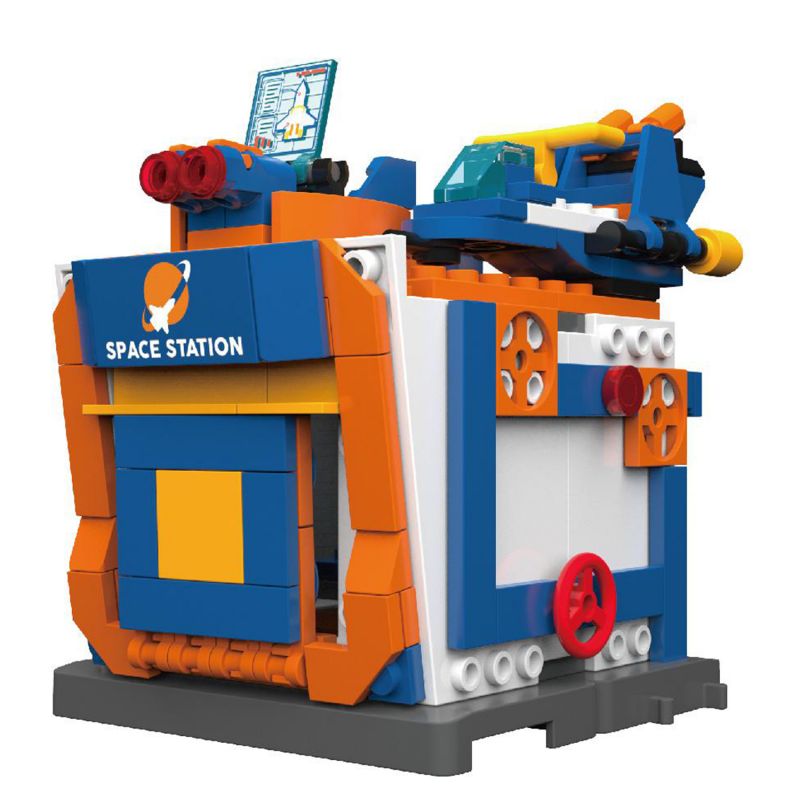 JAKI JK2101 2101 non  STAR DREAM PARADISE TRẠM GỐC KHÔNG GIAN bộ đồ chơi xếp lắp ráp ghép mô hình THE GREAT LAND SPACE STATION 259 khối