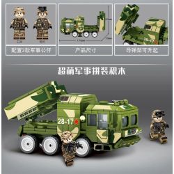 SEMBO 105601 non  TÊN LỬA HÀNH TRÌNH LONG SWORD-10 bộ đồ chơi xếp lắp ráp ghép mô hình Military Army CJ-10 CRUISE MISSILE Quân Sự Bộ Đội 301 khối