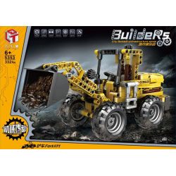 QIAO LE TONG 5353 non  ĐẦU MÁY XÚC LẬT bộ đồ chơi xếp lắp ráp ghép mô hình  LOADER Kỹ Thuật Công Nghệ Cao Mô Hình Phương Tiện 332 khối