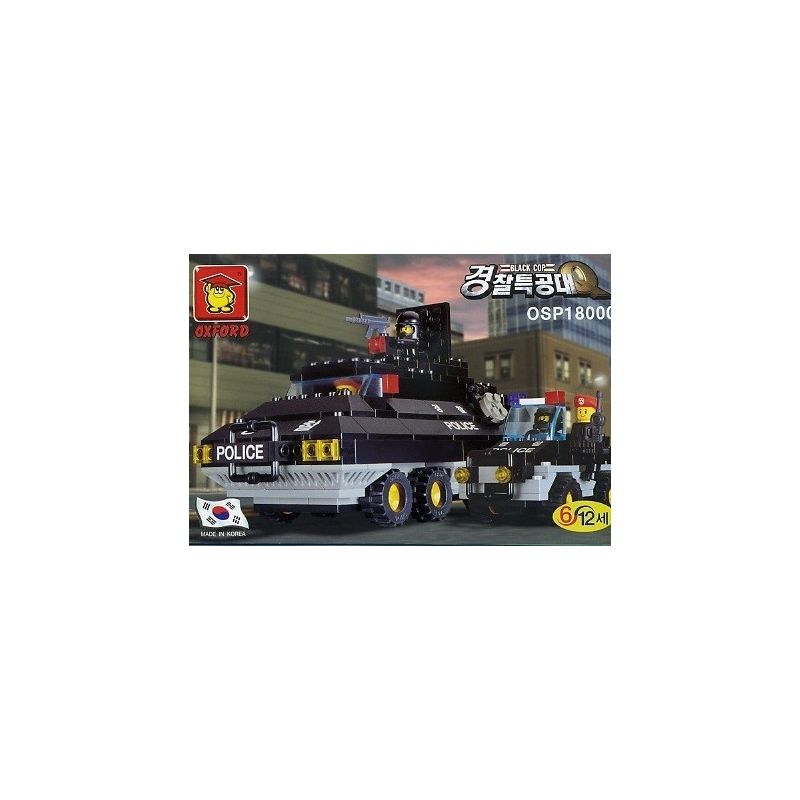OXFORD OSP18000 18000 SLUBAN M38-B2000 B2000 2000 M38B2000 38-B2000 non  CẢNH SÁT DA ĐEN bộ đồ chơi xếp lắp ráp ghép mô hình City 경찰특공대Q BLACK COP Thành Phố