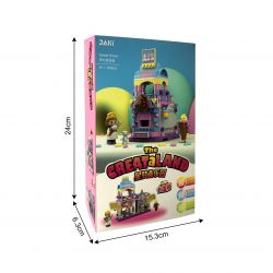 JAKI JK2105 2105 non  NGÔI NHÀ TRÁNG MIỆNG TRONG MƠ bộ đồ chơi xếp lắp ráp ghép mô hình THE GREAT LAND SWEET HOUSE 228 khối