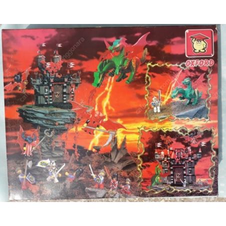 OXFORD ODD25000 25000 non  RỒNG HAI ĐẦU bộ đồ chơi xếp lắp ráp ghép mô hình Medieval Castle 쌍두용 DRAGON Chiến Tranh Trung Cổ