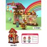 JAKI JK2110 2110 non  NGÔI NHÀ KẸO NGỌT NGÀO bộ đồ chơi xếp lắp ráp ghép mô hình THE GREAT LAND 260 khối