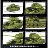 LEYI 66007 non  TANK T-34 bộ đồ chơi xếp lắp ráp ghép mô hình Military Army MILITARY TANK T-34 MAIN BATTLE Quân Sự Bộ Đội 506 khối