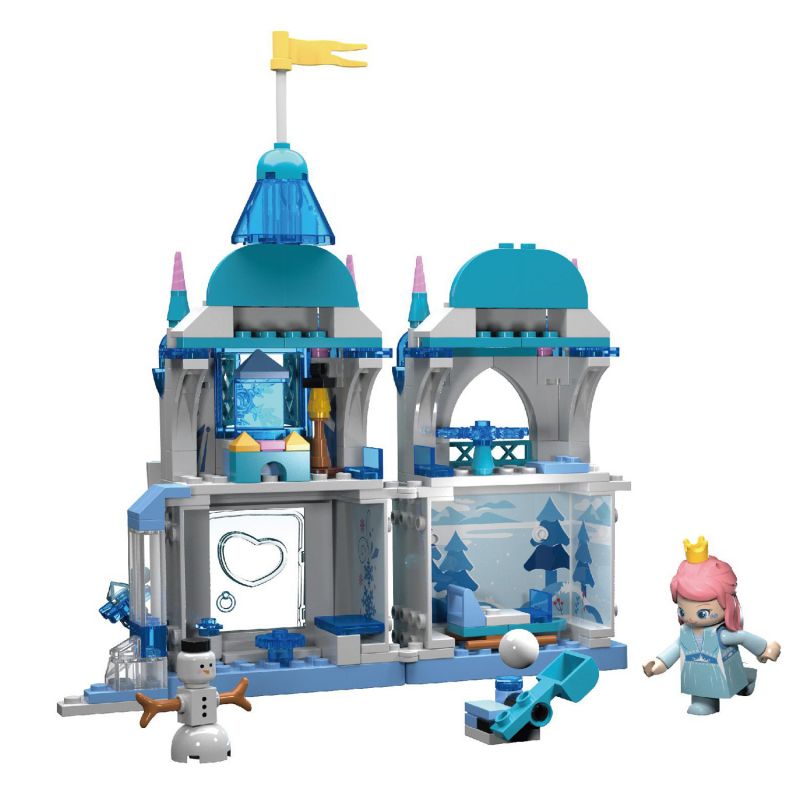 JAKI JK2108 2108 non  NHÀ BĂNG bộ đồ chơi xếp lắp ráp ghép mô hình THE GREAT LAND 199 khối