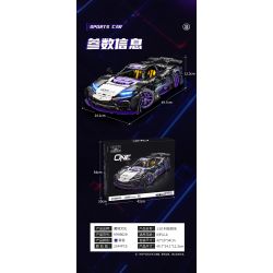 MOYU BLOCK MY88020 88020 non  MERCEDES-AMG MỘT tỷ lệ 1:10 bộ đồ chơi xếp lắp ráp ghép mô hình  BENZ AMG ONE Kỹ Thuật Công Nghệ Cao Mô Hình Phương Tiện 2244 khối