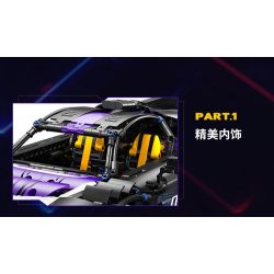 MOYU BLOCK MY88020 88020 non  MERCEDES-AMG MỘT tỷ lệ 1:10 bộ đồ chơi xếp lắp ráp ghép mô hình  BENZ AMG ONE Kỹ Thuật Công Nghệ Cao Mô Hình Phương Tiện 2244 khối