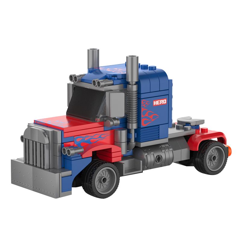 JAKI JK9062 9062 non Lego XE TẢI PETER bộ đồ chơi xếp lắp ráp ghép mô hình Racers TRUCK SET Đua Tốc Độ 183 khối