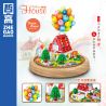 ZHEGAO 00991 non  NHÀ BÓNG bộ đồ chơi xếp lắp ráp ghép mô hình Creator BALLOON HOUSE Sáng Tạo 579 khối