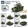 Kazi KY84142 84142 non  XE TĂNG HỦY DIỆT BMPT bộ đồ chơi xếp lắp ráp ghép mô hình Military Army Quân Sự Bộ Đội 1020 khối