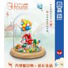 ZHEGAO 00991 non  NHÀ BÓNG bộ đồ chơi xếp lắp ráp ghép mô hình Creator BALLOON HOUSE Sáng Tạo 579 khối