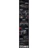 EXTRAORDINARY F10001 10001 ITS 10089 JIESTAR 92025 MouldKing 13123 13126 Mould King 13123 13126 REBRICKABLE MOC-73939 73939 MOC73939 non  MERCEDES-BENZ AMG GT (42115 BỘ) bộ đồ chơi xếp lắp ráp ghép mô hình 1:8 AMG GT R BLACK SERIES Tỷ Lệ 1:8 2539 khối
