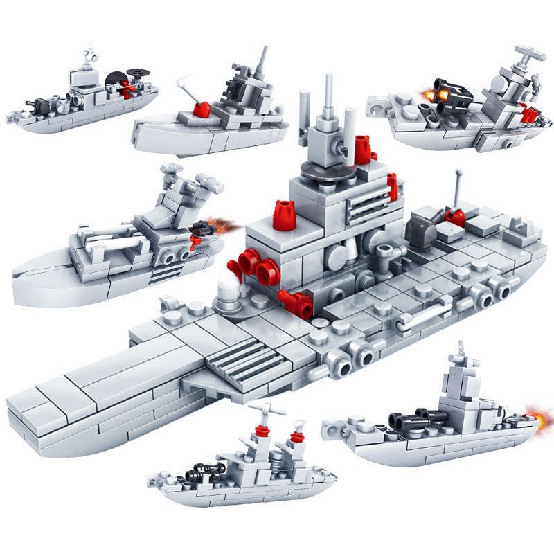Kazi KY84049 84049 non  HẠM ĐỘI YÊU NƯỚC TÀU SÂN BAY NIMITZ bộ đồ chơi xếp lắp ráp ghép mô hình Military Army Quân Sự Bộ Đội 292 khối