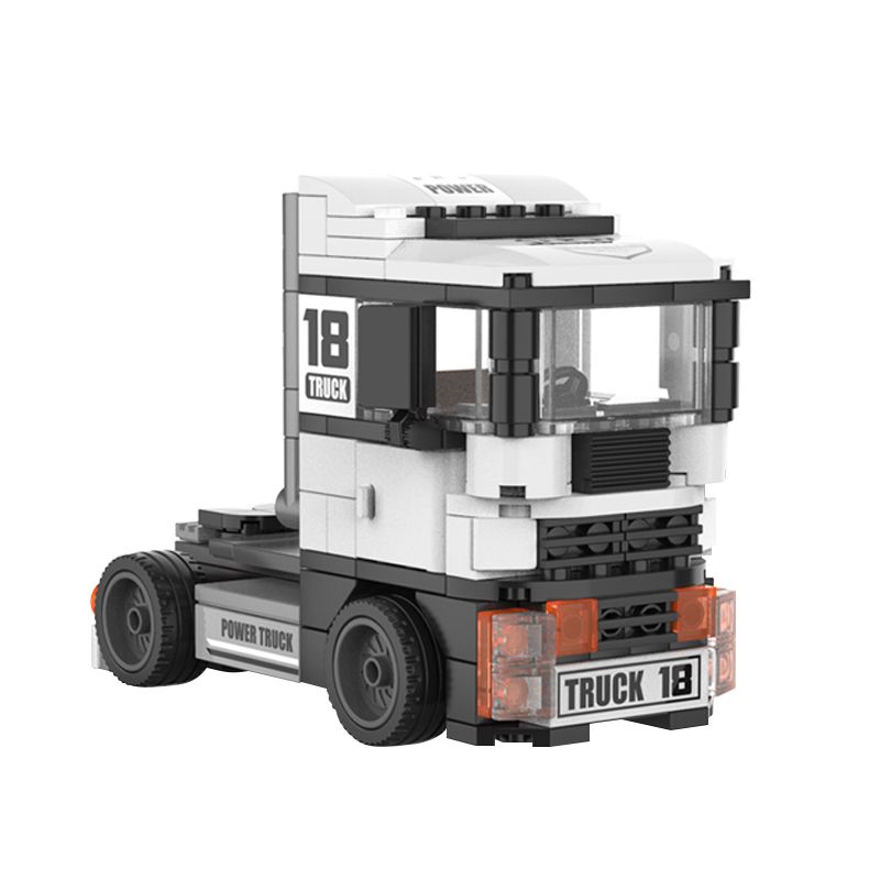 JAKI JK9061 9061 non Lego XE BÁN TẢI VOLVO bộ đồ chơi xếp lắp ráp ghép mô hình Racers TRUCK SET Đua Tốc Độ 171 khối