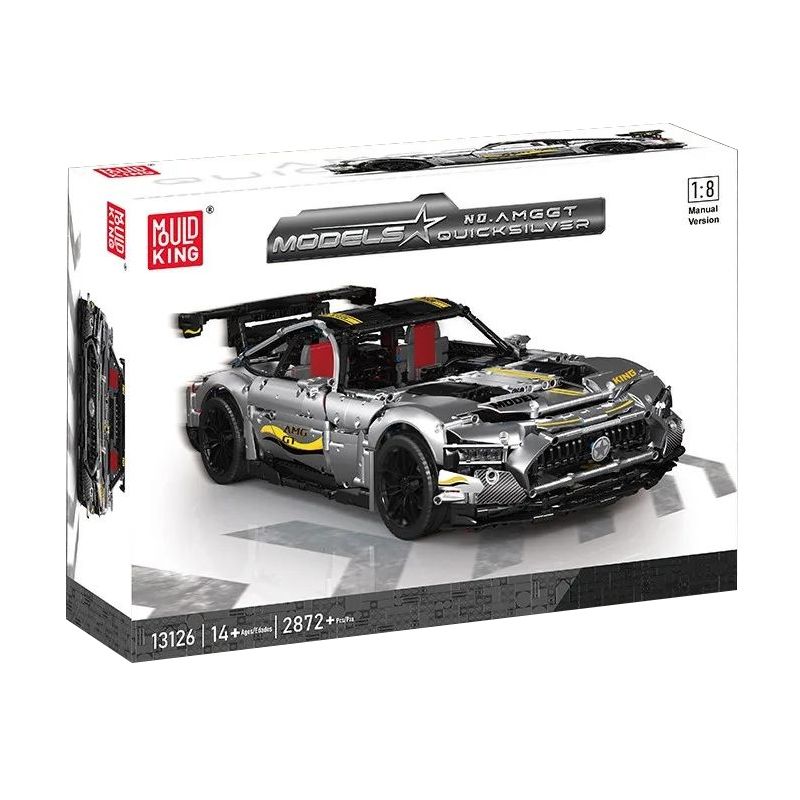 EXTRAORDINARY F10001 10001 ITS 10089 JIESTAR 92025 MouldKing 13123 13126 Mould King 13123 13126 REBRICKABLE MOC-73939 73939 MOC73939 non  MERCEDES-BENZ AMG GT (42115 BỘ) bộ đồ chơi xếp lắp ráp ghép mô hình 1:8 AMG GT R BLACK SERIES Tỷ Lệ 1:8 2539 khối
