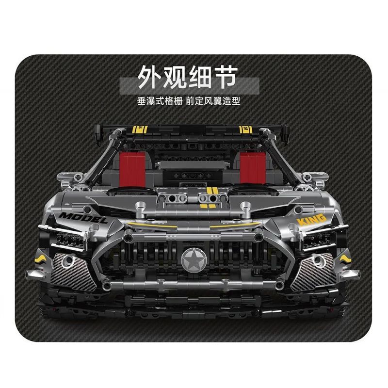 EXTRAORDINARY F10001 10001 ITS 10089 JIESTAR 92025 MouldKing 13123 13126 Mould King 13123 13126 REBRICKABLE MOC-73939 73939 MOC73939 non  MERCEDES-BENZ AMG GT (42115 BỘ) bộ đồ chơi xếp lắp ráp ghép mô hình 1:8 AMG GT R BLACK SERIES Tỷ Lệ 1:8 2539 khối