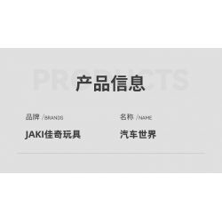 JAKI JK9061 9061 non  XE BÁN TẢI VOLVO bộ đồ chơi xếp lắp ráp ghép mô hình Racers TRUCK SET Đua Tốc Độ 171 khối