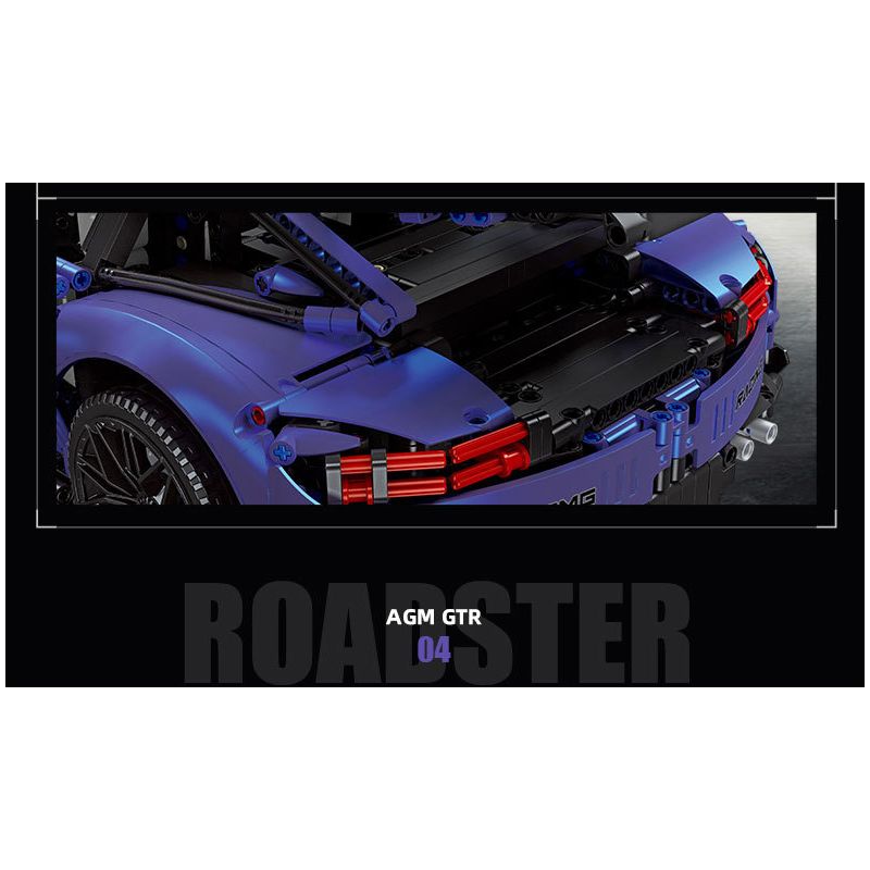 EXTRAORDINARY F10001 10001 ITS 10089 JIESTAR 92025 MouldKing 13123 13126 Mould King 13123 13126 REBRICKABLE MOC-73939 73939 MOC73939 non  MERCEDES-BENZ AMG GT (42115 BỘ) bộ đồ chơi xếp lắp ráp ghép mô hình 1:8 AMG GT R BLACK SERIES Tỷ Lệ 1:8 2539 khối