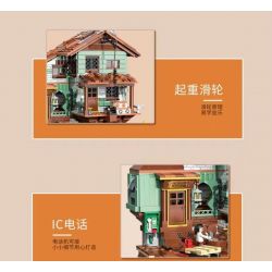 ZHEGAO 00421 non  BẾN NGƯ PHỦ bộ đồ chơi xếp lắp ráp ghép mô hình Modular Buildings FISHMAN'S WHARF Mô Hình Nhà Cửa 2046 khối