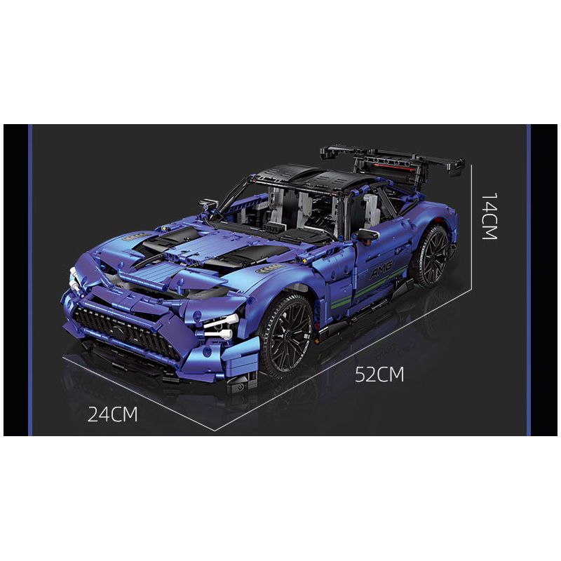 EXTRAORDINARY F10001 10001 ITS 10089 JIESTAR 92025 MouldKing 13123 13126 Mould King 13123 13126 REBRICKABLE MOC-73939 73939 MOC73939 non  MERCEDES-BENZ AMG GT (42115 BỘ) bộ đồ chơi xếp lắp ráp ghép mô hình 1:8 AMG GT R BLACK SERIES Tỷ Lệ 1:8 2539 khối