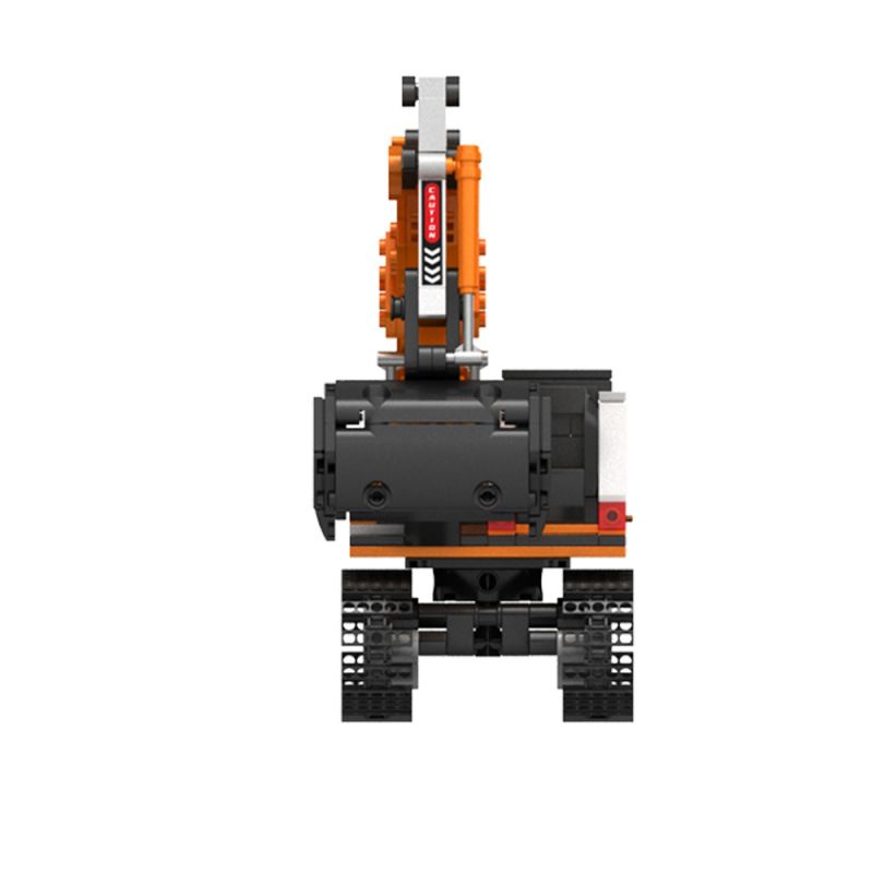 JAKI JK9281 9281 non  MÁY XÚC HẠNG NẶNG tỷ lệ 1:27 bộ đồ chơi xếp lắp ráp ghép mô hình HEAVY DUTY EXCAVATOR 536 khối