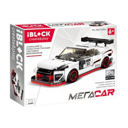 ACHKO 50010 IBLOCK PL-921-295 921-295 PL921-295 non  NISSANGTR bộ đồ chơi xếp lắp ráp ghép mô hình Speed Champions Racing Cars NISSAN GTR Đua Xe Công Thức 276 khối