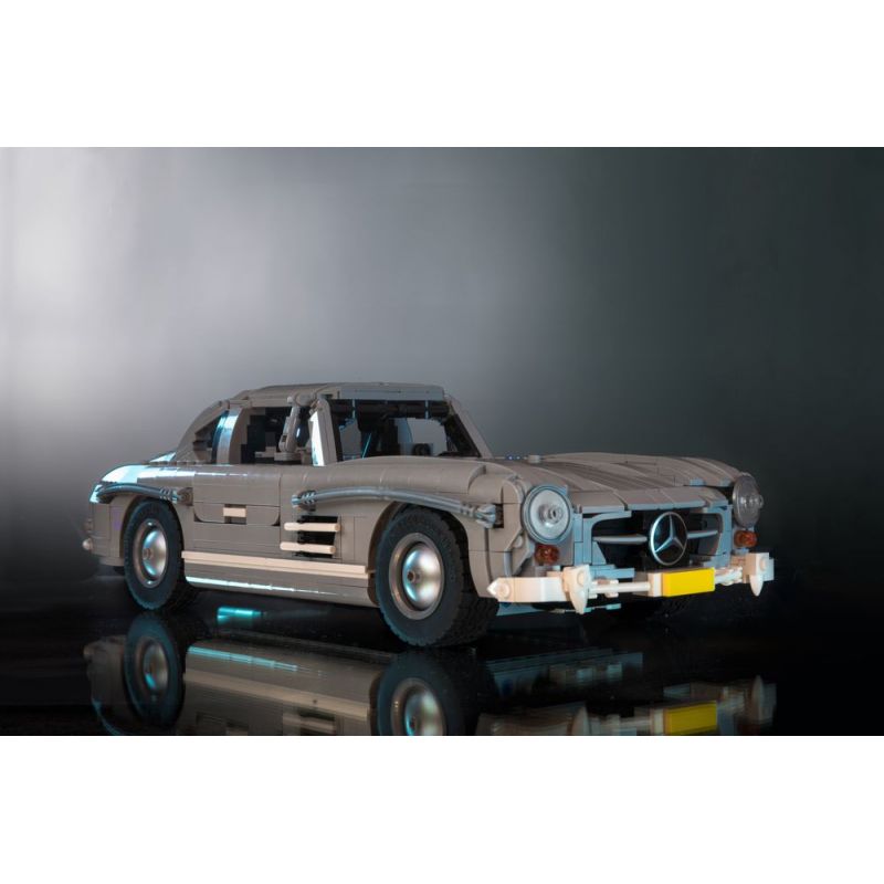 ITS 10002 REBRICKABLE MOC-59792 59792 MOC59792 non  MERCEDES-BENZ 300SL tỷ lệ 1:12.5 bộ đồ chơi xếp lắp ráp ghép mô hình Creator Expert MERCEDES-BENZ 300SL "GULLWING" COUPÉ (1955) Chuyên Gia Sáng Tạo 1452 khối