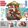 ZHEGAO DZ6134 6134 non  CỬA HÀNG BĂNG bộ đồ chơi xếp lắp ráp ghép mô hình Creator ICED DRINK SHOP Sáng Tạo 1420 khối