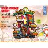 ZHEGAO DZ6134 6134 non  CỬA HÀNG BĂNG bộ đồ chơi xếp lắp ráp ghép mô hình Creator ICED DRINK SHOP Sáng Tạo 1420 khối