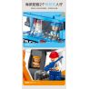 JAKI JK9280 9280 non  CẦN CẨU HẠNG NẶNG tỷ lệ 1:27 bộ đồ chơi xếp lắp ráp ghép mô hình HEAVY DUTY CRANE TRUCK 519 khối