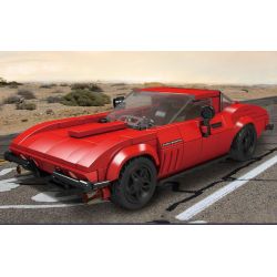 MouldKing 27034 Mould King 27034 non  TÀU HỘ TỐNG bộ đồ chơi xếp lắp ráp ghép mô hình Speed Champions Racing Cars CORVETE Đua Xe Công Thức 332 khối