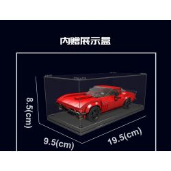 MouldKing 27034 Mould King 27034 non  TÀU HỘ TỐNG bộ đồ chơi xếp lắp ráp ghép mô hình Speed Champions Racing Cars CORVETE Đua Xe Công Thức 332 khối