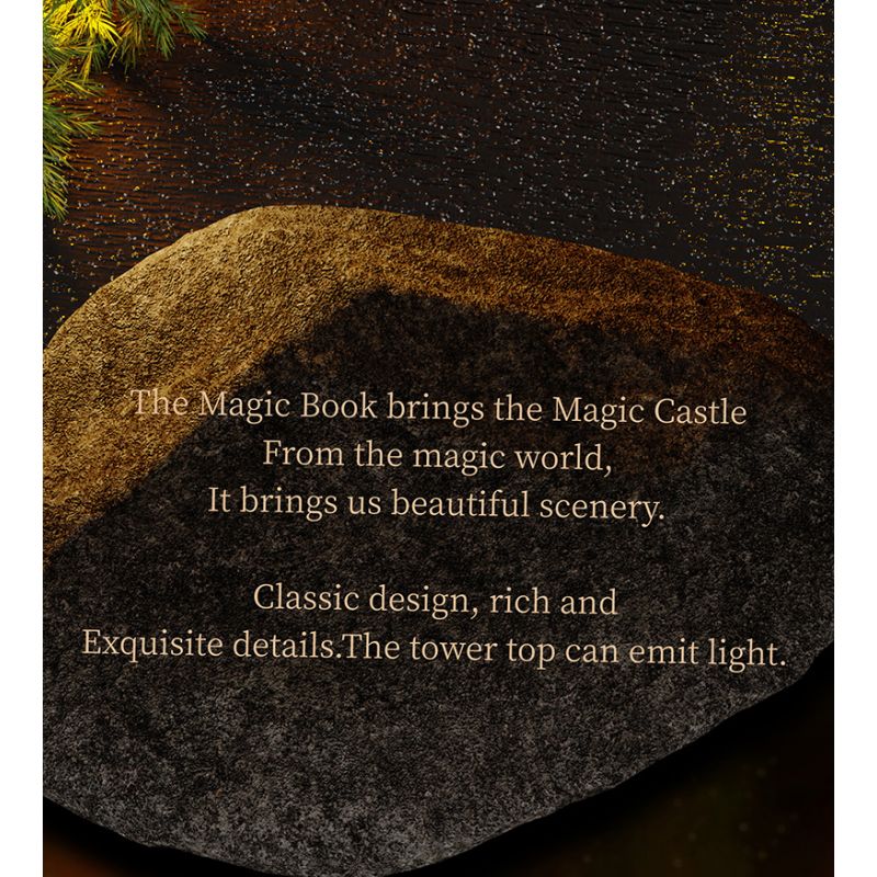 BEAUTY AND 13018 WE GAME COMING 66006 non  CUỐN SÁCH THÀNH PHỐ ĐEN bộ đồ chơi xếp lắp ráp ghép mô hình MAGIC GASTLE 969 khối