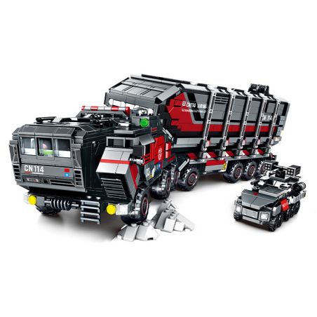 SEMBO 107101 non  HỘP VẬN CHUYỂN CN114 bộ đồ chơi xếp lắp ráp ghép mô hình Movie & Game Phim Và Trò Chơi 2341 khối