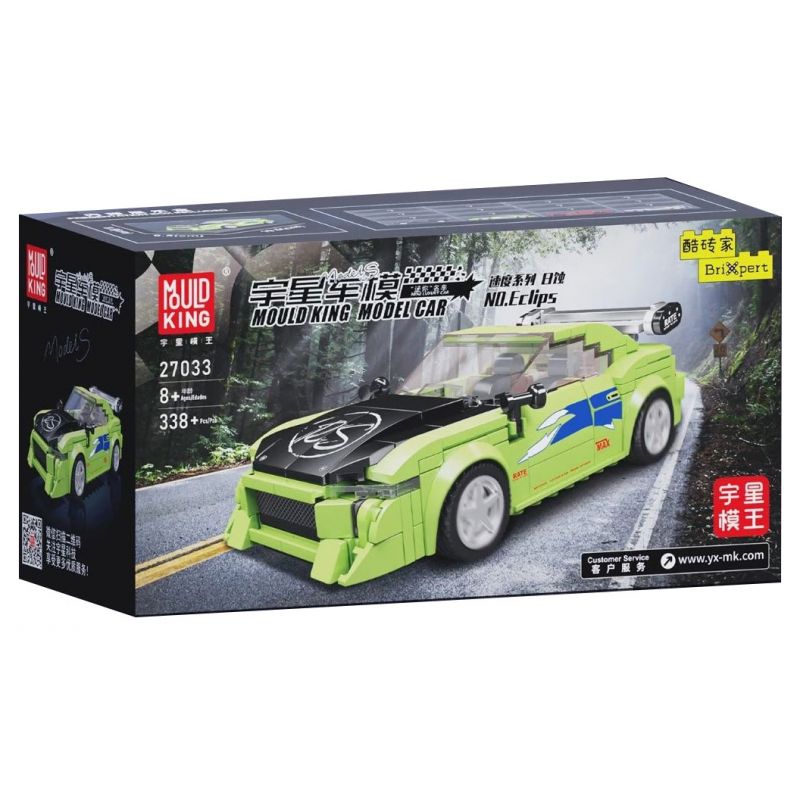 MouldKing 27033 Mould King 27033 non Lego NHẬT THỰC bộ đồ chơi xếp lắp ráp ghép mô hình Speed Champions Racing Cars ECLIPS Đua Xe Công Thức 338 khối