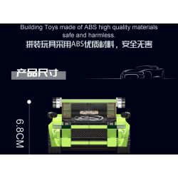 MouldKing 27033 Mould King 27033 non  NHẬT THỰC bộ đồ chơi xếp lắp ráp ghép mô hình Speed Champions Racing Cars ECLIPS Đua Xe Công Thức 338 khối