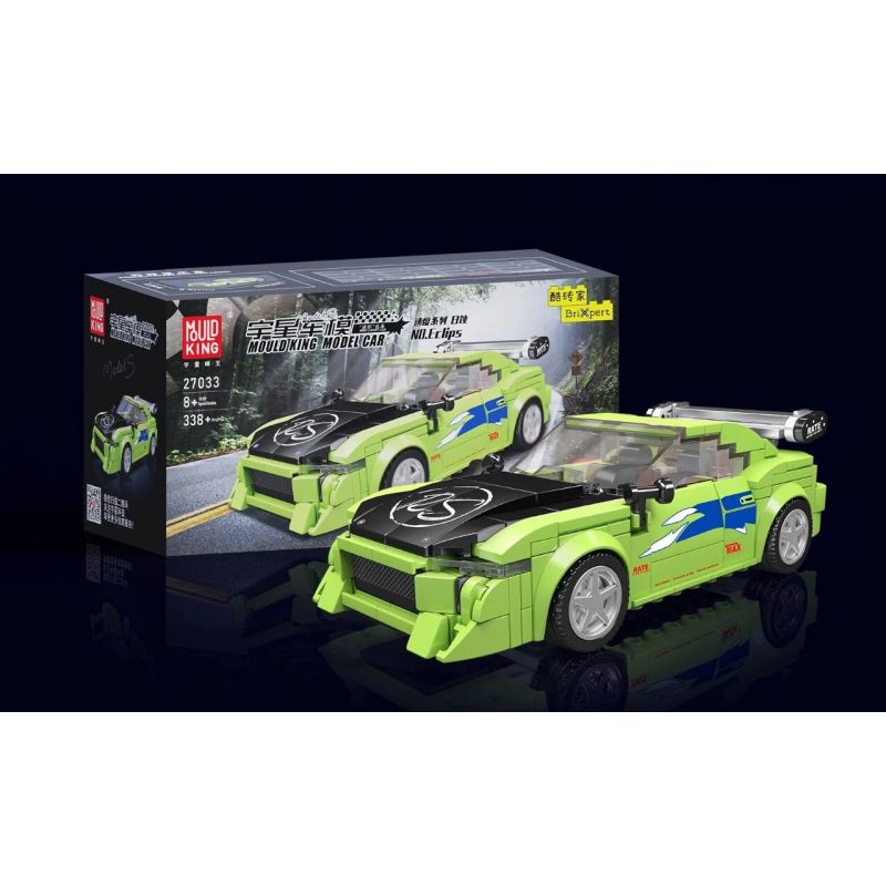 MouldKing 27033 Mould King 27033 non  NHẬT THỰC bộ đồ chơi xếp lắp ráp ghép mô hình Speed Champions Racing Cars ECLIPS Đua Xe Công Thức 338 khối