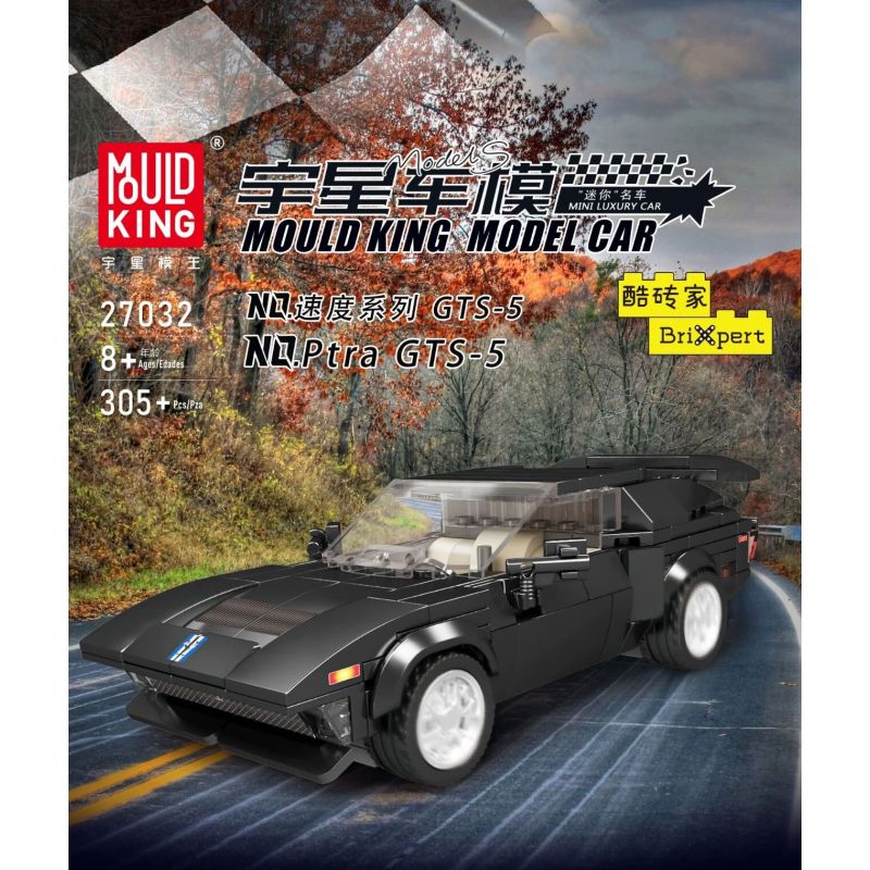 MouldKing 27032 Mould King 27032 non  PTRA GTS-5 bộ đồ chơi xếp lắp ráp ghép mô hình Speed Champions Racing Cars Đua Xe Công Thức 305 khối