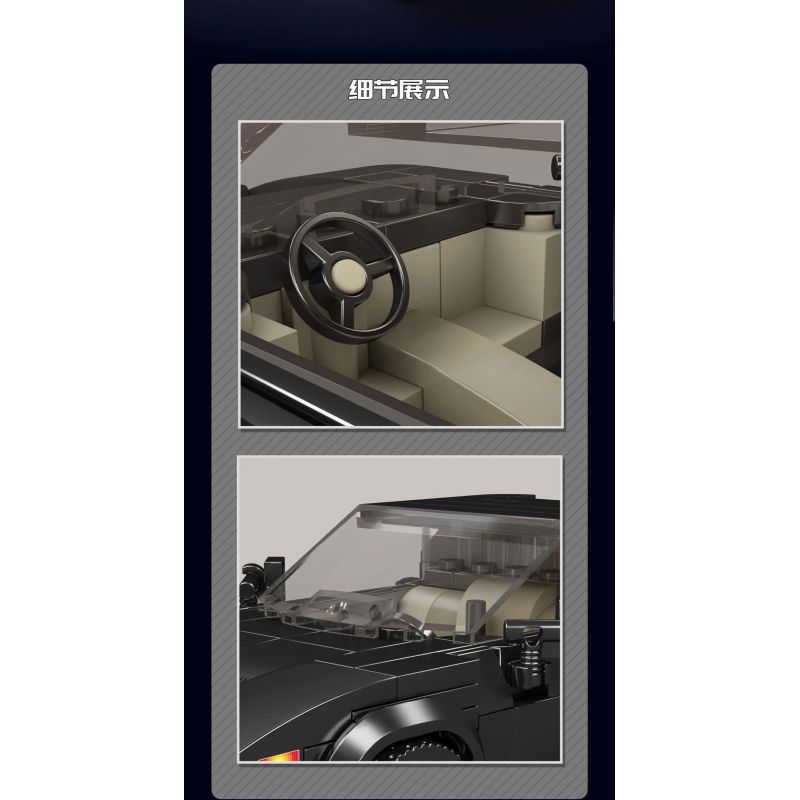 MouldKing 27032 Mould King 27032 non  PTRA GTS-5 bộ đồ chơi xếp lắp ráp ghép mô hình Speed Champions Racing Cars Đua Xe Công Thức 305 khối