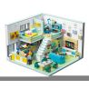 ZHEGAO DZ6106 6106 non  BEAR COZY HOUSE LOFT CĂN HỘ DUPLEX bộ đồ chơi xếp lắp ráp ghép mô hình 1035 khối